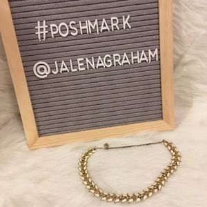 White enamel leaf angel wing necklace